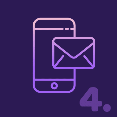 4. Vänta på att den unika koden anländer till det angivna mobilnumret i form av ett SMS.