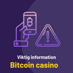 Viktig information bitcoin casino