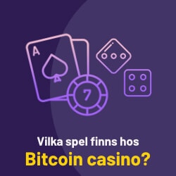 Vilka spel finns hos bitcoin casino