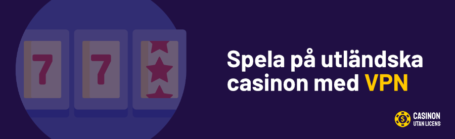 Spela på utländska casinon med VPN casinonutanlicens.nu